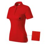 Fashion, accesorii si bijuterii - Femei - Imbracaminte femei - Tricouri si topuri femei - Tricou polo pentru dama, Resist Heavy Polo R21, Malfini, roşu - 2XL - Infinity.ro