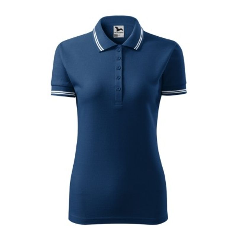 Fashion, accesorii si bijuterii - Femei - Imbracaminte femei - Tricouri si topuri femei - Tricou polo pentru dama, Urban 220, Malfini, bleumarin - S - Infinity.ro