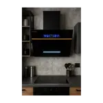 Electronice si Electrocasnice - Aragazuri, cuptoare si hote - Hote - Hote decorative - Hota inteligenta Florida, comenzi vocale, senzori de miscare, touch screen, autocuratare, 3 trepte, 840 m3/h, 180W, 60cm - Infinity.ro
