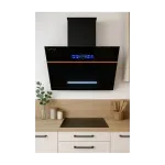 Electronice si Electrocasnice - Aragazuri, cuptoare si hote - Hote - Hote decorative - Hota inteligenta Florida, comenzi vocale, senzori de miscare, touch screen, autocuratare, 3 trepte, 840 m3/h, 180W, 60cm - Infinity.ro