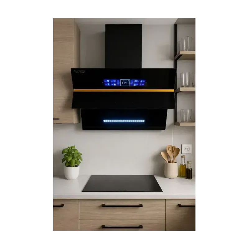 Electronice si Electrocasnice - Aragazuri, cuptoare si hote - Hote - Hote decorative - Hota inteligenta Florida, comenzi vocale, senzor miscare, autocuratare, 2 motoare, 3 trepte, 1200 m3/h, 180W, 90cm - Infinity.ro