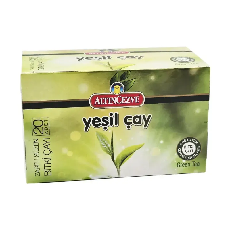 Market - Cafea si ceaiuri - Ceaiuri - Ceai Turcesc Verde Altıncezve 40g - 20 Plicuri Natural - Infinity.ro
