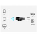 Auto si Moto - Electronice auto - Multimedia auto - Receptor Receiver Audio Bluetooth Techstar T68, BT 5.3, NFC, RCA L/R + AUX 3.5mm, USB U-Disk, Telecomanda IR, HiFi, 10m - Infinity.ro