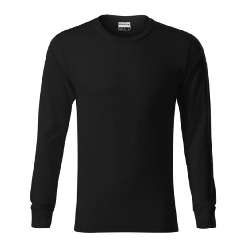 Fashion, accesorii si bijuterii - Barbati - Imbracaminte - Tricouri si bluze barbati - Tricou unisex, Resist LS R05, Malfini, negru - 2XL - Infinity.ro