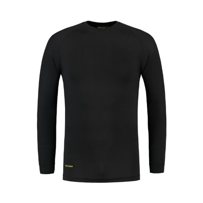 Fashion, accesorii si bijuterii - Barbati - Imbracaminte - Tricouri si bluze barbati - Tricou unisex, Thermal Shirt T02, Malfini, negru - 2XL - Infinity.ro