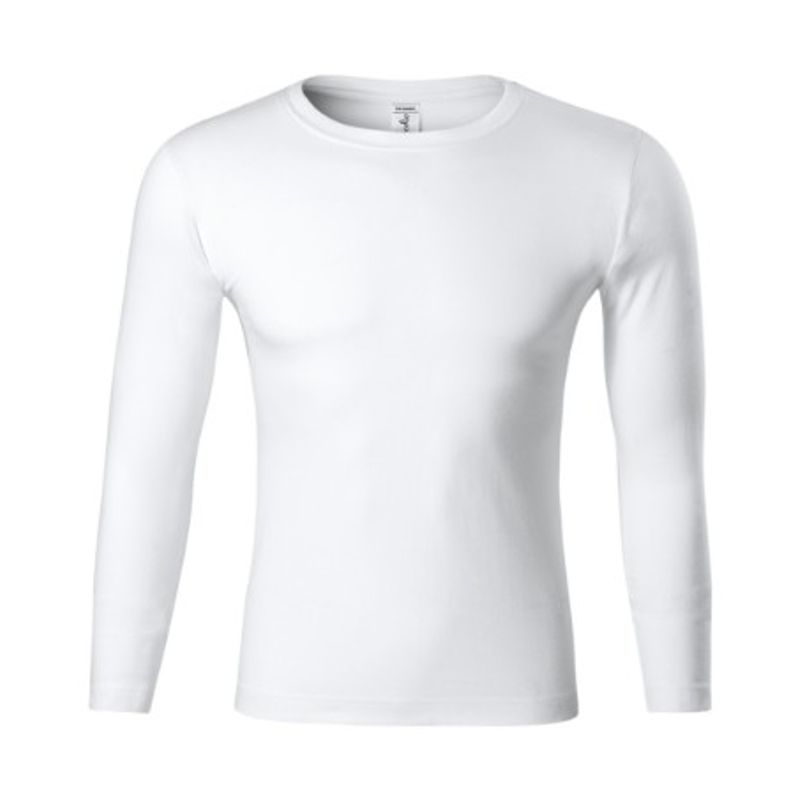 Fashion, accesorii si bijuterii - Barbati - Imbracaminte - Tricouri si bluze barbati - Tricou unisex, Progress LS P75, Malfini, alb - 3XL - Infinity.ro