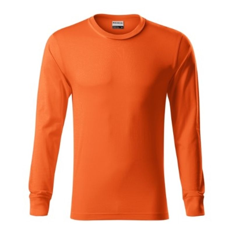 Fashion, accesorii si bijuterii - Barbati - Imbracaminte - Tricouri si bluze barbati - Tricou unisex, Resist LS R05, Malfini, portocaliu - XL - Infinity.ro