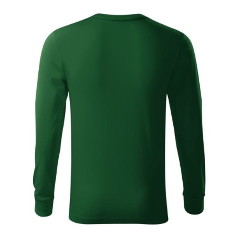 Fashion, accesorii si bijuterii - Barbati - Imbracaminte - Tricouri si bluze barbati - Tricou unisex, Resist LS R05, Malfini, verde sticla - L - Infinity.ro