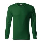 Fashion, accesorii si bijuterii - Barbati - Imbracaminte - Tricouri si bluze barbati - Tricou unisex, Resist LS R05, Malfini, verde sticla - L - Infinity.ro