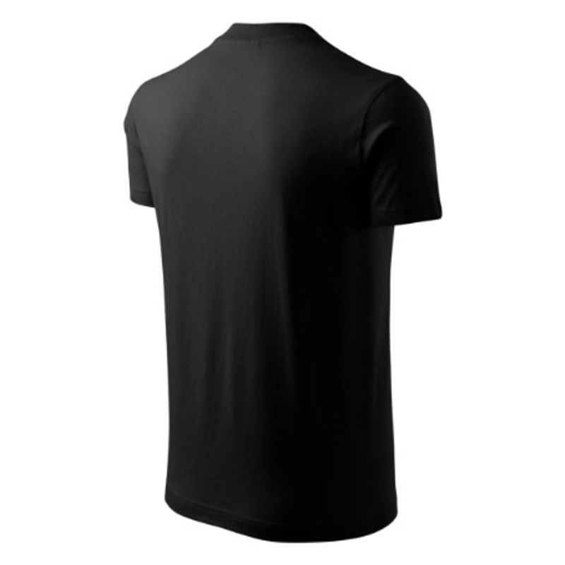 Fashion, accesorii si bijuterii - Barbati - Imbracaminte - Tricouri si bluze barbati - Tricou unisex, V-neck 102, Malfini, negru - 3XL - Infinity.ro