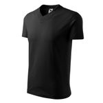Fashion, accesorii si bijuterii - Barbati - Imbracaminte - Tricouri si bluze barbati - Tricou unisex, V-neck 102, Malfini, negru - 3XL - Infinity.ro