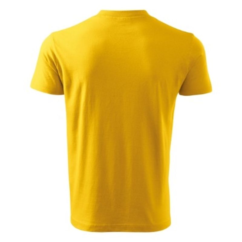 Fashion, accesorii si bijuterii - Barbati - Imbracaminte - Tricouri si bluze barbati - Tricou unisex, V-neck 102, Malfini, galben - S - Infinity.ro