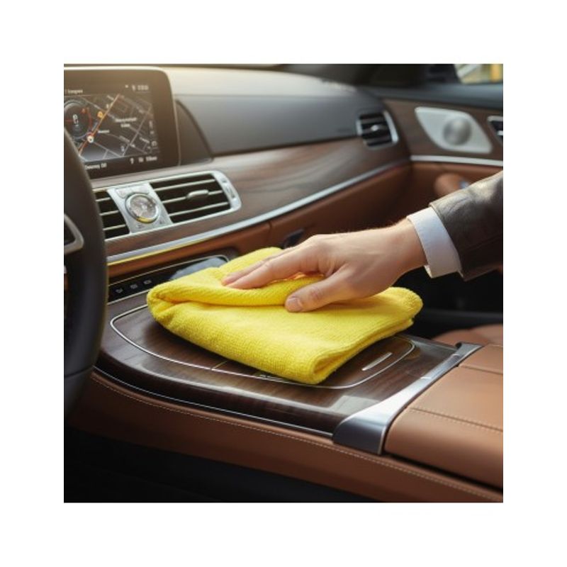 Auto si Moto - Intretinere auto - Produse curatare auto - Laveta Microfibra Profesionala Uz General speckLESS cleanZILLA, 380 GSM, 40x40cm, Galbena - Infinity.ro