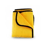 Auto si Moto - Intretinere auto - Produse curatare auto - Laveta Microfibre speckLESS Glazer, 380 GSM, 40x40cm, Galbena - Infinity.ro