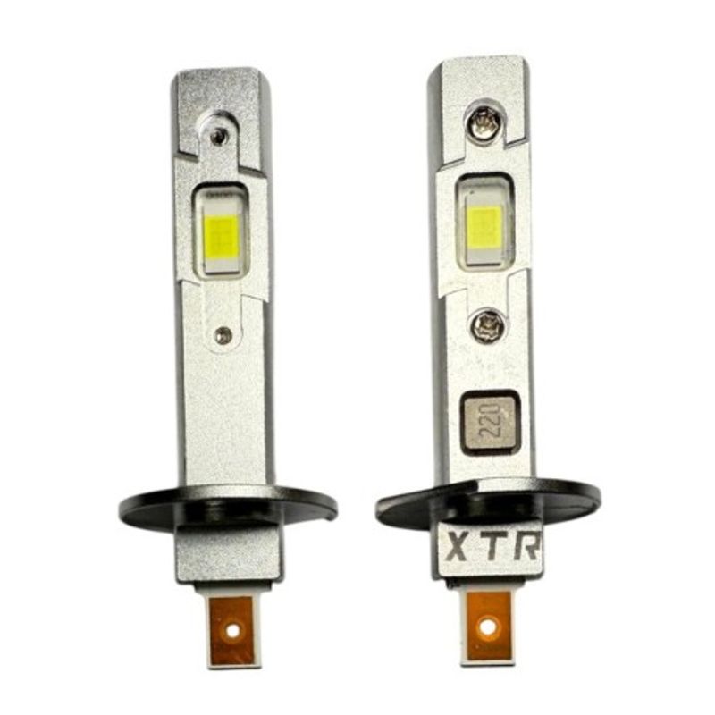 Auto si Moto - Electrice auto - Iluminare si semnalizare - Becuri auto - Set 2 leduri auto H1 Canbus, putere 13W, luminozitate 3600 Lm, 12V-24V - Infinity.ro