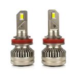 Auto si Moto - Electrice auto - Iluminare si semnalizare - Becuri auto - Set 2 leduri H11 Canbus pentru far auto, putere 48W, luminozitate 14.000 Lm, 12V - Infinity.ro