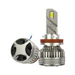 Auto si Moto - Electrice auto - Iluminare si semnalizare - Becuri auto - Set 2 leduri H11 Canbus pentru far auto, putere 48W, luminozitate 14.000 Lm, 12V - Infinity.ro