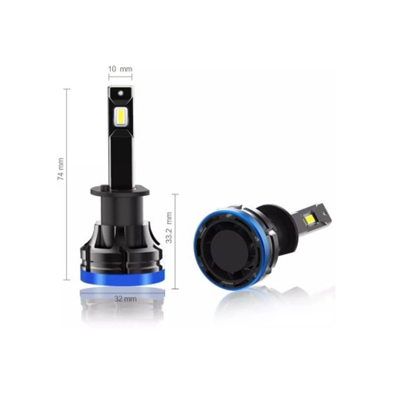Auto si Moto - Electrice auto - Iluminare si semnalizare - Becuri auto - Set 2 leduri H1 Canbus pentru far auto, putere 28W, luminozitate 6000 Lm, 12V-24V - Infinity.ro
