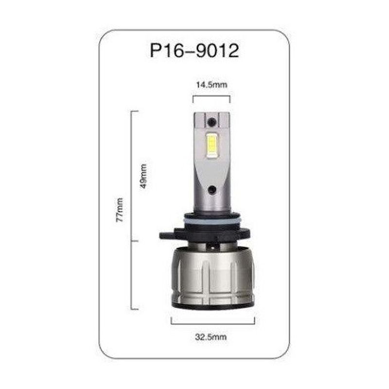 Auto si Moto - Electrice auto - Iluminare si semnalizare - Becuri auto - Set 2 leduri HB4 (9006) P16 Canbus pentru far auto, putere 60W, luminozitate 10.000 Lm, 12V - Infinity.ro