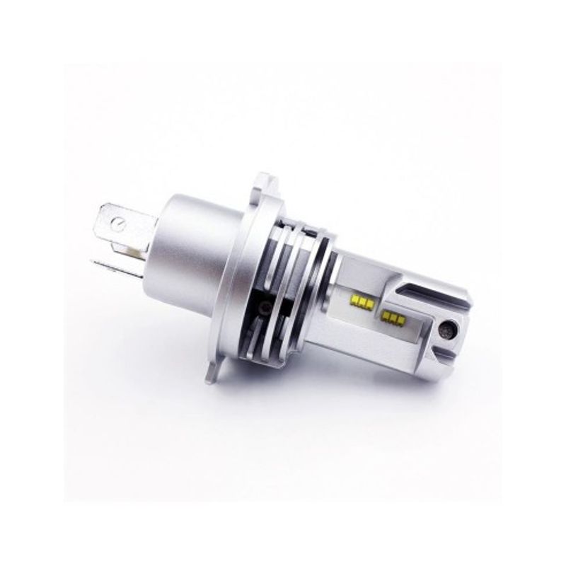 Auto si Moto - Electrice auto - Iluminare si semnalizare - Becuri auto - Set 2 leduri H4 M3 Alb Cald - 4000K, Canbus, putere 55W, luminozitate 10.000 Lm, 12V-24V - Infinity.ro