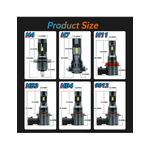 Auto si Moto - Electrice auto - Iluminare si semnalizare - Becuri auto - Set 2 leduri auto H4 Canbus, putere 70W, luminozitate 7000 Lm, 12V - Infinity.ro