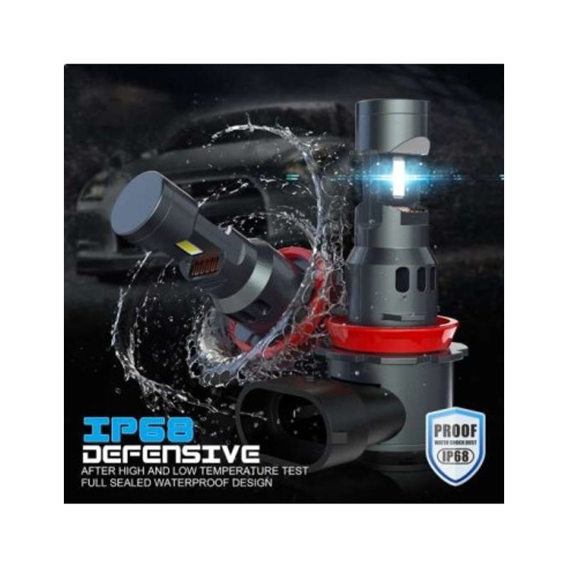 Auto si Moto - Electrice auto - Iluminare si semnalizare - Becuri auto - Set 2 leduri auto H8 Canbus, putere 70W, luminozitate 7000 Lm, 12V - Infinity.ro