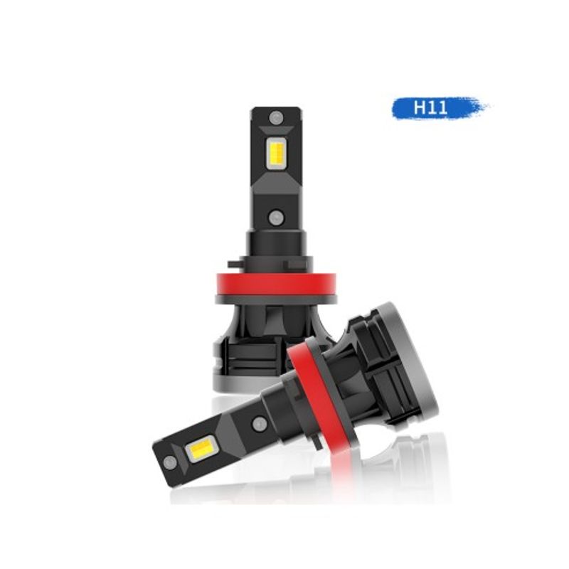 Auto si Moto - Electrice auto - Iluminare si semnalizare - Becuri auto - Set 2 leduri auto H11 Canbus, 3000K/6000K, putere 50W, luminozitate 10.000 Lm, 12-24V - Infinity.ro