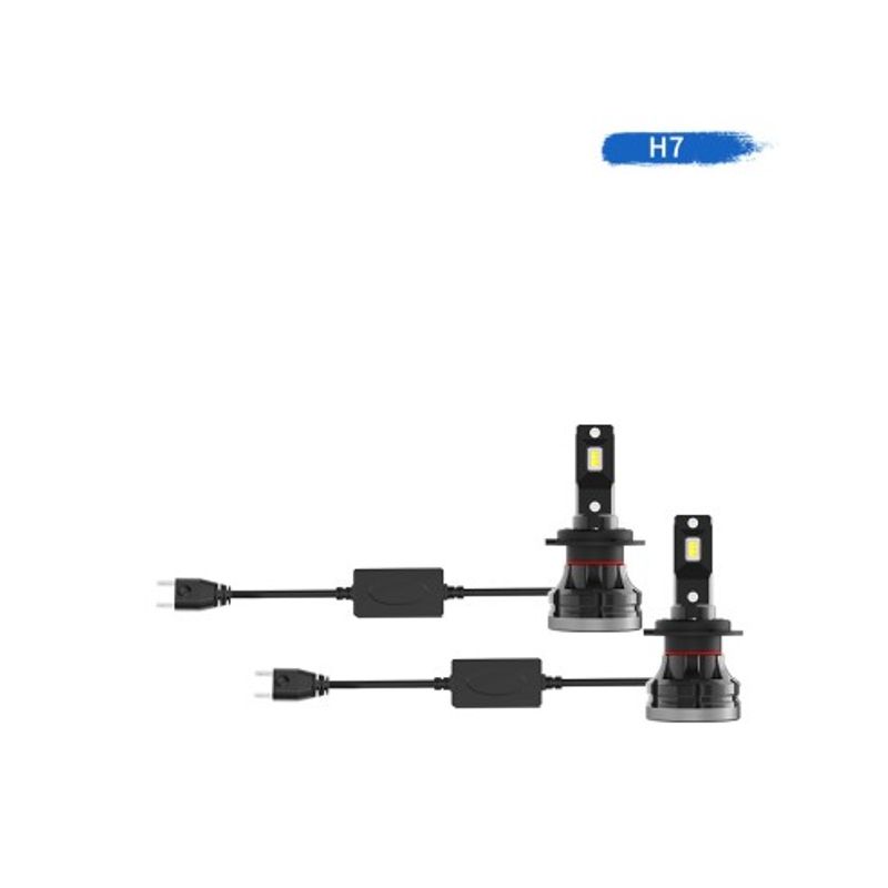 Auto si Moto - Electrice auto - Iluminare si semnalizare - Becuri auto - Set 2 leduri auto H7 Canbus, 3000K/6000K, putere 50W, luminozitate 10.000 Lm, 12-24V - Infinity.ro