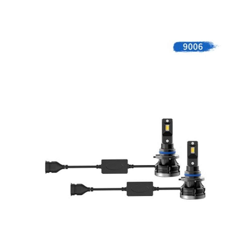Auto si Moto - Electrice auto - Iluminare si semnalizare - Becuri auto - Set 2 leduri auto HB4 / 9006 Canbus, 3000K/6000K, putere 50W, luminozitate 10.000 Lm, 12-24V - Infinity.ro