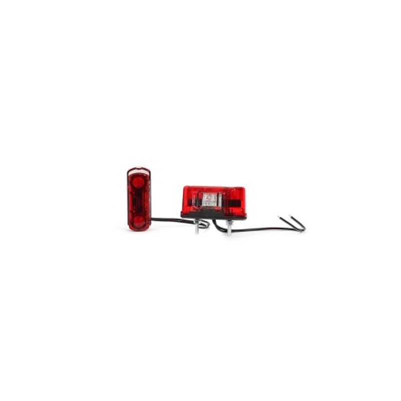 Auto si Moto - Electrice auto - Iluminare si semnalizare - Becuri auto - Lampa Led Iluminare Numar Cu Pozitie 245 W53 12V-24V Was - Infinity.ro