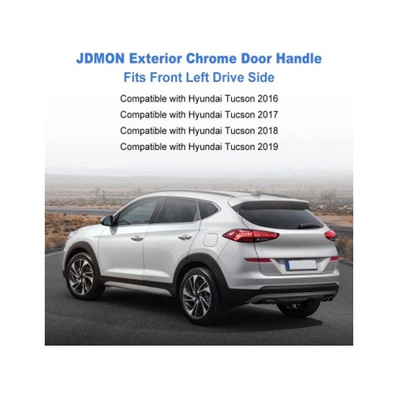 Auto si Moto - Intretinere auto - Produse curatare auto - Maner portiera stanga fata Keyless Entry cu buton, cheie smart pentru Hyundai Tucson 3 2015-2020 - Infinity.ro