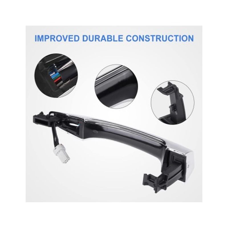 Auto si Moto - Intretinere auto - Produse curatare auto - Maner portiera stanga fata Keyless Entry cu buton, cheie smart pentru Hyundai Tucson 3 2015-2020 - Infinity.ro