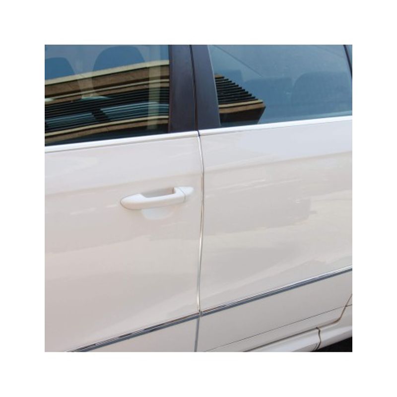 Auto si Moto - Piese auto si accesorii - Caroserie - Ornamente exterior auto - Banda de protectie pentru usa auto, Crom 2 x 65 cm - Infinity.ro