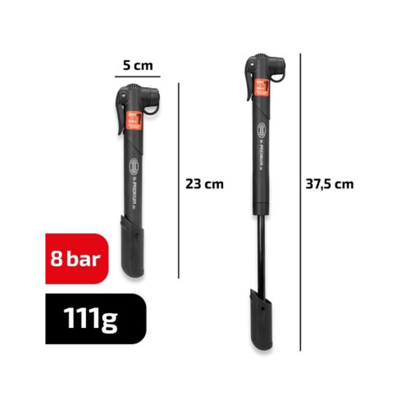 Sport si Outdoor - Ciclism - Accesorii pentru biciclete - Pompe biciclete - Pompa Manuala Pentru Bicicleta Heyner - Infinity.ro