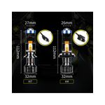 Auto si Moto - Electrice auto - Iluminare si semnalizare - Becuri auto - Lupe Bi Led H7 putere 50W luminozitate 6000 Lumeni 12V - Infinity.ro