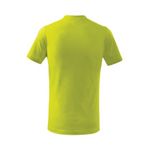 Fashion, accesorii si bijuterii - Copii - Imbracaminte copii - Tricouri copii - Tricou pentru copii Malfini Basic Free F38, bumbac 160 g/mp, finisaj silicon, verde lime - 110 cm/4 ani - Infinity.ro