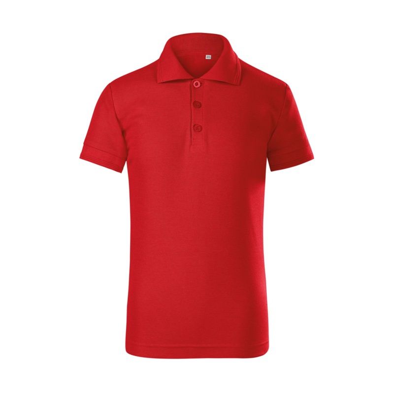 Fashion, accesorii si bijuterii - Copii - Imbracaminte copii - Tricouri copii - Tricou polo pentru copii, Malfini, PIQUE POLO, F22, rosu - 110 cm/4 ani - Infinity.ro