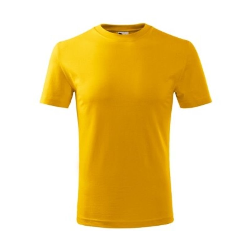 Fashion, accesorii si bijuterii - Copii - Imbracaminte copii - Tricouri copii - Tricou pentru copii, Classic New 135, Malfini, galben - 134 cm/8 ani - Infinity.ro