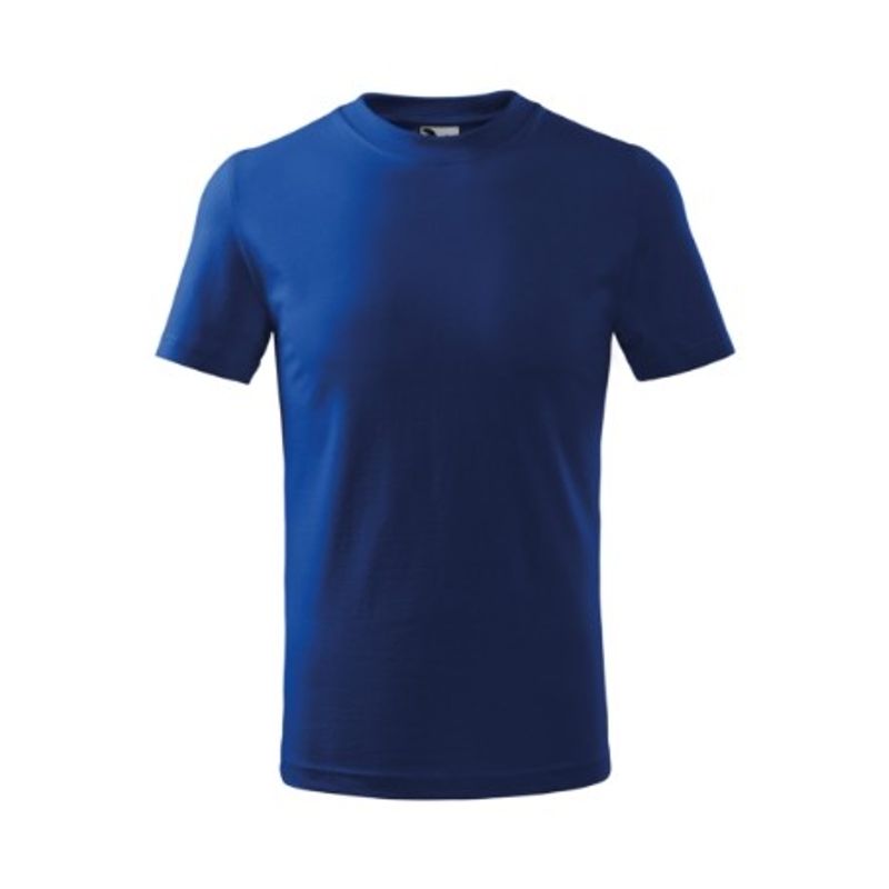 Fashion, accesorii si bijuterii - Copii - Imbracaminte copii - Tricouri copii - Tricou pentru copii Malfini Basic 138, bumbac 160 g/mp, finisaj cu silicon, albastru - 158 cm/12 ani - Infinity.ro
