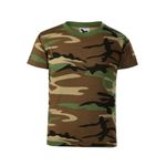 Fashion, accesorii si bijuterii - Copii - Imbracaminte copii - Tricouri copii - Tricou pentru copii Malfini Camouflage 149, bumbac 160 g/mp, design camuflaj, camuflaj maro - 146 cm/10 ani - Infinity.ro