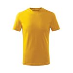 Fashion, accesorii si bijuterii - Copii - Imbracaminte copii - Tricouri copii - Tricou pentru copii Malfini Basic Free F38, bumbac 160 g/mp, finisaj silicon, galben - 110 cm/4 ani - Infinity.ro