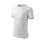 Fashion, accesorii si bijuterii - Copii - Imbracaminte copii - Tricouri copii - Tricou pentru copii Malfini Basic 138, bumbac 160 g/mp, finisaj cu silicon, alb - 110 cm/4 ani - Infinity.ro
