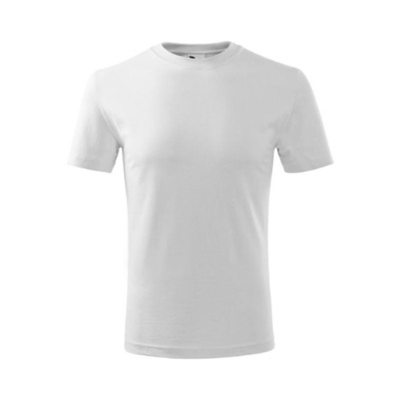 Fashion, accesorii si bijuterii - Copii - Imbracaminte copii - Tricouri copii - Tricou pentru copii, Classic New 135, Malfini, alb - 134 cm/8 ani - Infinity.ro