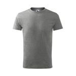 Fashion, accesorii si bijuterii - Copii - Imbracaminte copii - Tricouri copii - Tricou pentru copii, Classic New 135, Malfini, gri - 122 cm/6 ani - Infinity.ro