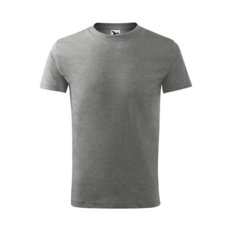 Fashion, accesorii si bijuterii - Copii - Imbracaminte copii - Tricouri copii - Tricou pentru copii, Classic New 135, Malfini, gri - 122 cm/6 ani - Infinity.ro