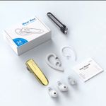 TV, Audio-Video si Foto - Portabile audio - Casti audio - Casca Bluetooth New Bee B41, Baterie 24 ore, Multipoint, Universala, Culoare Auriu - Infinity.ro