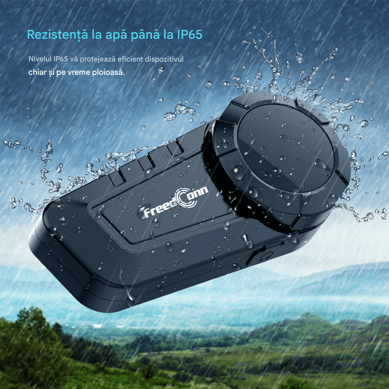TV, Audio-Video si Foto - Portabile audio - Casti audio - Casca Bluetooth pentru MOTO, Intercom pentru 6 persoane 1200m, Baterie 11 ore, Anulare zgomot, Rezistenta apa - Infinity.ro