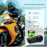 TV, Audio-Video si Foto - Portabile audio - Casti audio - Casca Bluetooth pentru MOTO, Intercom pentru 6 persoane 1200m, Baterie 11 ore, Anulare zgomot, Rezistenta apa - Infinity.ro