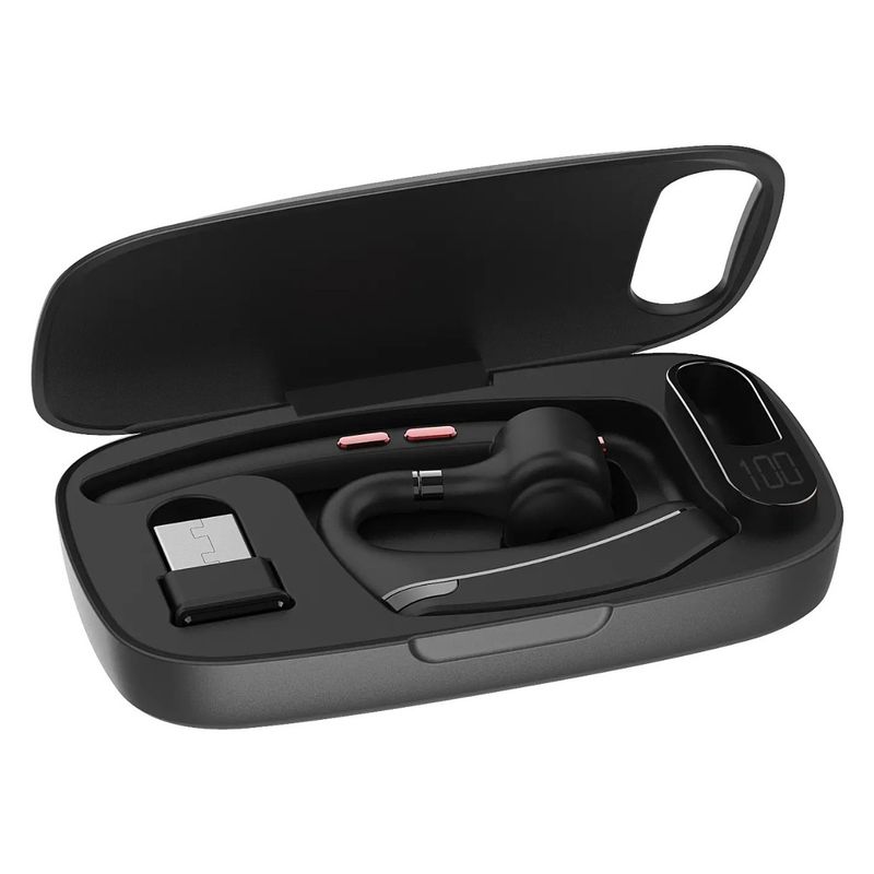 TV, Audio-Video si Foto - Portabile audio - Casti audio - Casca Bluetooth CerCip G10, Anulare zgomot, Autonomie 27 ore, Carcasa de incarcare, Suport cu intindere,  Multipoint - Infinity.ro