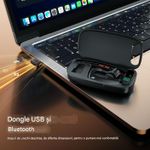 TV, Audio-Video si Foto - Portabile audio - Casti audio - Casca Bluetooth CerCip G10, Anulare zgomot, Autonomie 27 ore, Carcasa de incarcare, Suport cu intindere,  Multipoint - Infinity.ro